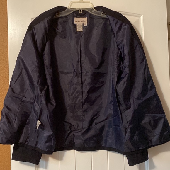 Eddie Bauer Wool Suit Blazer Navy - Picture 4 of 5
